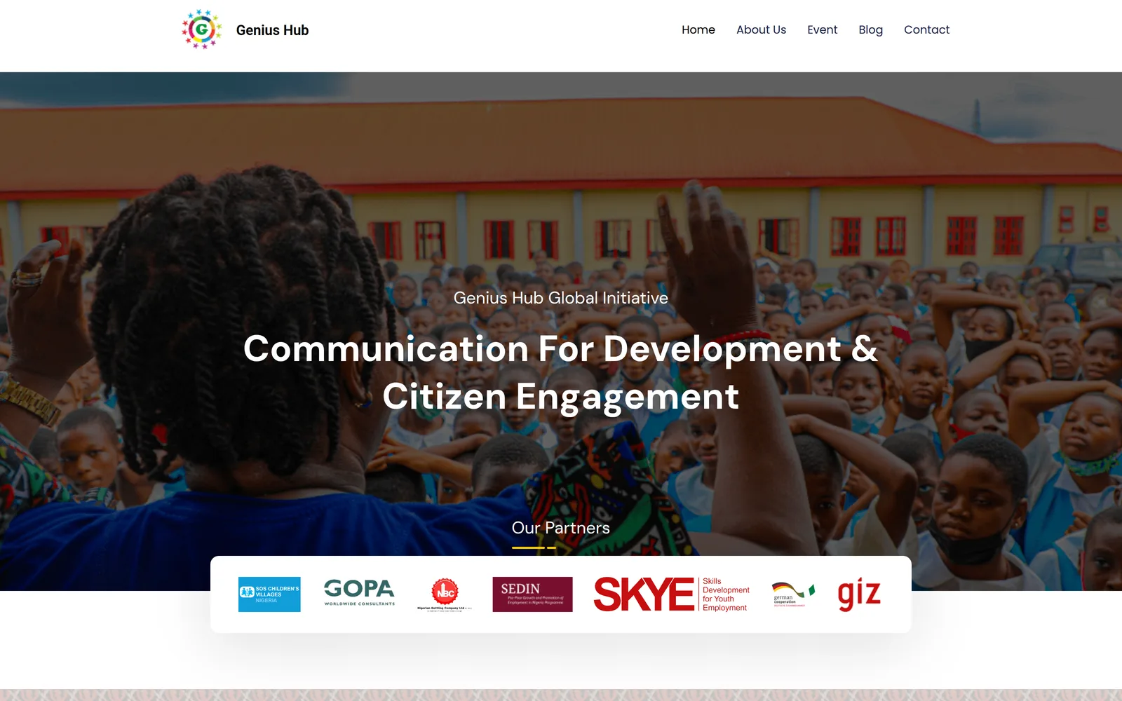 Genius Hub home page